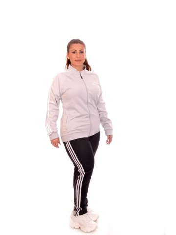 Макси спортен екип в сиво – дамски plus size от Zani | Българско производство