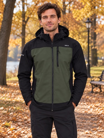 Мъжко яке с GORE-TEX в зелено