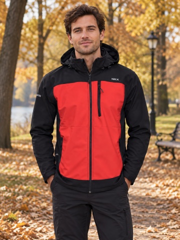 Мъжко яке с GORE-TEX в червено