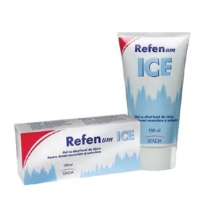 Gel cu efect de racire Refenum Ice Gel, Hemofarm, 150 ml - Img 2
