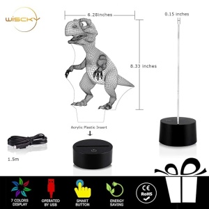 LAMPA DINO 3D - Img 7