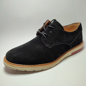 PANTOFI BARBATI CASUAL piele ecologica NEGRU - Img 2