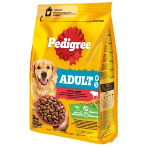 PEDIGREE Adult, M-XL, Vită și Legume, hrană uscată câini, 3kg - Img 2