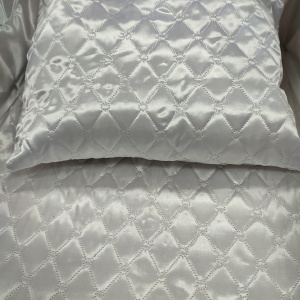 SICRIU MODEL 4 XL Lungime 210 x lăţime 80 x înălţime 60 cm LEMN BRAD, CAPITONAT SATIN, PERNUŢĂ, VOAL - Img 6