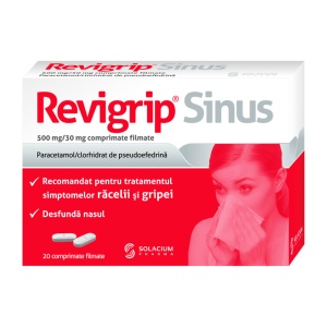 REVIGRIP SINUS 20 COMPRIMATE FILMATE