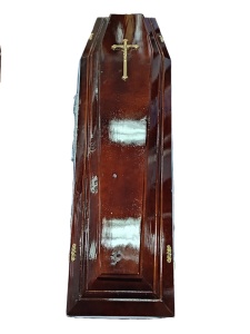 SICRIU MODEL 5 XL Lungime 210 x lăţime 80 x înălţime 60 cm LEMN BRAD, CAPITONAT SATIN, PERNUŢĂ, VOAL