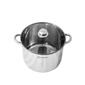 Oala Grunberg, 28 cm, 14.00 l, Capac, Inox - Img 2