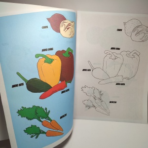 Carte de colorat legume si fructe - Img 2