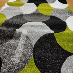 COVOR ROYAL 100 X 200 cm GRI VERDE NEGRU - Img 2