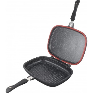 TIGAIE DUBLA DREPTUNGHIULARA TIP GRILL, 32x24x7.5 CM, HR-SCO-A0232I