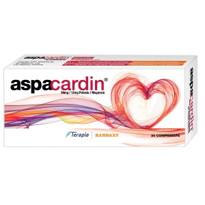 ASPACARDIN 39 mg 12 mg x 30 COMPRIMATE 39mg 12mg