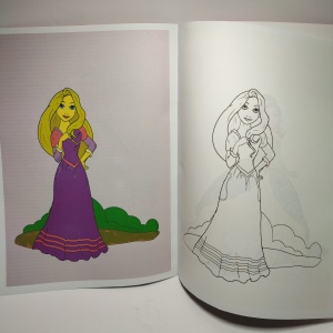 Carte de colorat printese - Img 2