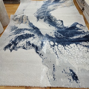 COVOR EVA 125 X 200 cm CREM ALBASTRU