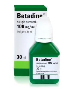 BETADINE SOLUTIE CUTANATA SOL. CUT. 100mg 30ml