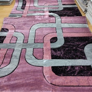 COVOR MILANO 120 X 200 cm GRI MOVIOLET NEGRU