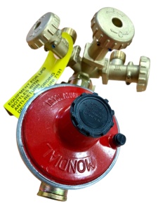 Minicentralina cu regulator GPL butan propan 10 kg pentu 3 butelii