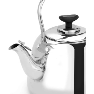Ceainic, inox, capacitate 2L, argintiu, maner ergonomic, fluierator - Img 3