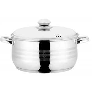 Cratita inox Grunberg GR1920, 20 cm, 3 l, Capac