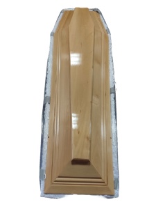 SICRIU MODEL 3 XL Lungime 210 x lăţime 80 x înălţime 60 cm LEMN BRAD, CAPITONAT SATIN, PERNUŢĂ, VOAL