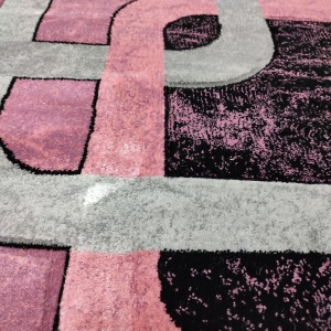 COVOR MILANO 120 X 200 cm GRI MOVIOLET NEGRU - Img 3