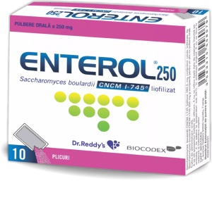 ENTEROL 250 x 10 PULB. PT. SOL. ORALA 250mg