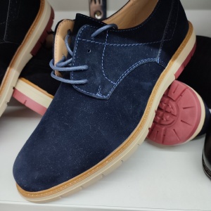 PANTOFI BARBATI CASUAL piele ecologica ALBASTRAU