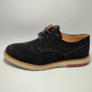 PANTOFI BARBATI CASUAL piele ecologica NEGRU