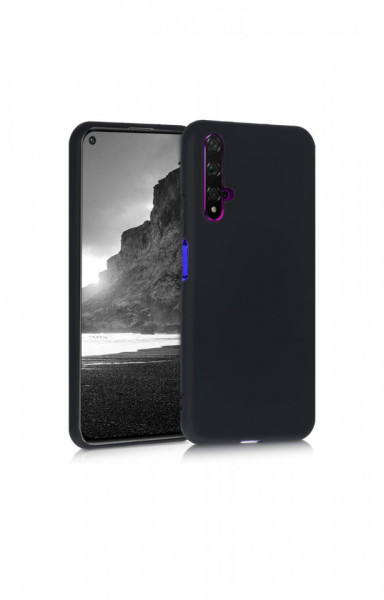 JEZSTHAI Custodia Compatibile con Huawei Nova 5T Cover Trasparente in Silicone Con Design Grafico,Ultra Sottile Antiurto Antigraffio Morbida TPU Protettiva Case,Rosa