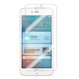 Folie de protectie ecran Mata din silicon compatibila cu iPhone 6/6s, Anti Amprente, Perfect fit, TPU, acopera tot ecranul, transparenta