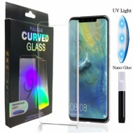 Folie protectie din sticla cu gel UV HUAWEI MATE 20 Pro