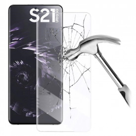 Folie Sticla Cu Gel Nano si lampa UV Samsung Galaxy S21 Ultra - Img 3