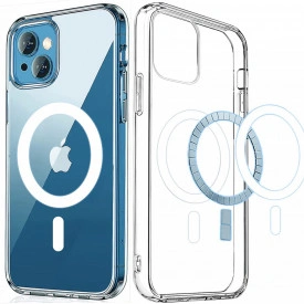 husa magsafe iphone 13 mini planetphone transparent silicon 3