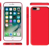 Husa iPhone 8, ultra slim silicon Rosu - Img 2