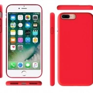 Husa iPhone 8, ultra slim silicon Rosu - Img 2