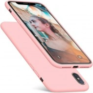 Husa iPhone X, iPhone 10 ultra slim silicon Roz