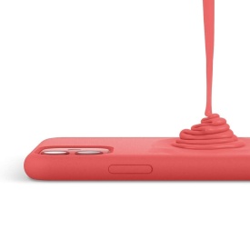HUSA IPHONE 11 ROSU DIN SILICON SI CATIFEA PLANETPHONE