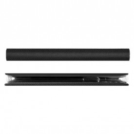 husa flip SAMSUNG GALAXY S20 FE piele si textil negru