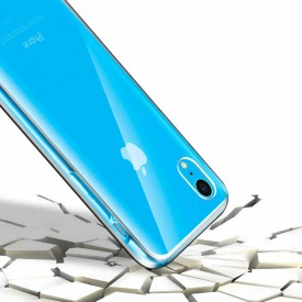 husa fata spate iphone XR, transparenta