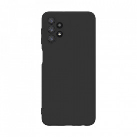 Husa protectie Samsung A32 4G, ultra slim, silicon Negru, cu interior de catifea, protectie camera