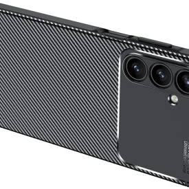 husa samsung a17 carbon silicon neagra antisoc