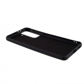 Husa protectie Samsung Galaxy S21 Plus, ultra slim, silicon Negru, cu interior de catifea, protectie camera - Img 5