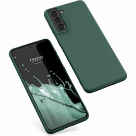 husa silicon si catifea samsung s22 plus verde planetphone