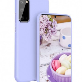 Husa Samsung Galaxy A51, ultra slim, silicon Mov Deschis, cu interior de catifea, protectie camera - Img 2