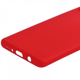 Husa Samsung Galaxy A71, ultra slim silicon si microfibra, Rosie - Img 2