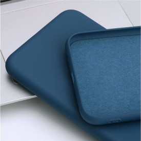 husa silicon si catifea tip alcantara bleumarin samsung a72 planetphone 2