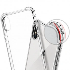 Husa slim transparenta Apple iPhone X/Xs antisoc, colturi intarite, silicon antialunecare - Img 3