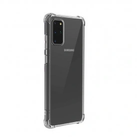 Husa slim transparenta compatibila cu Samsung Galaxy S20 Plus, antisoc, colturi intarite, silicon antialunecare