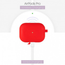husa casti airpods pro rosu planetphone