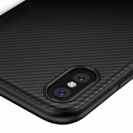 husa iphone x carbon silicon slim
