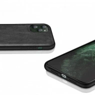 Husa X-Level iPhone 11 Pro din silicon si piele ecologica Luxury Leather, Negru - Img 2